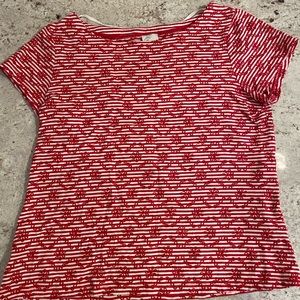 Anthropologie embroidered t-shirt, size medium
